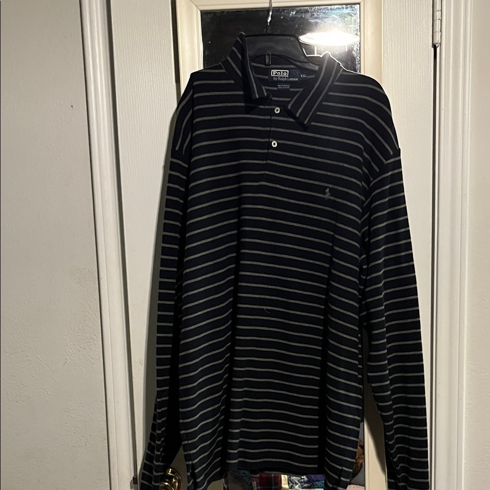 Polo by Ralph Lauren Navy Striped Shirt